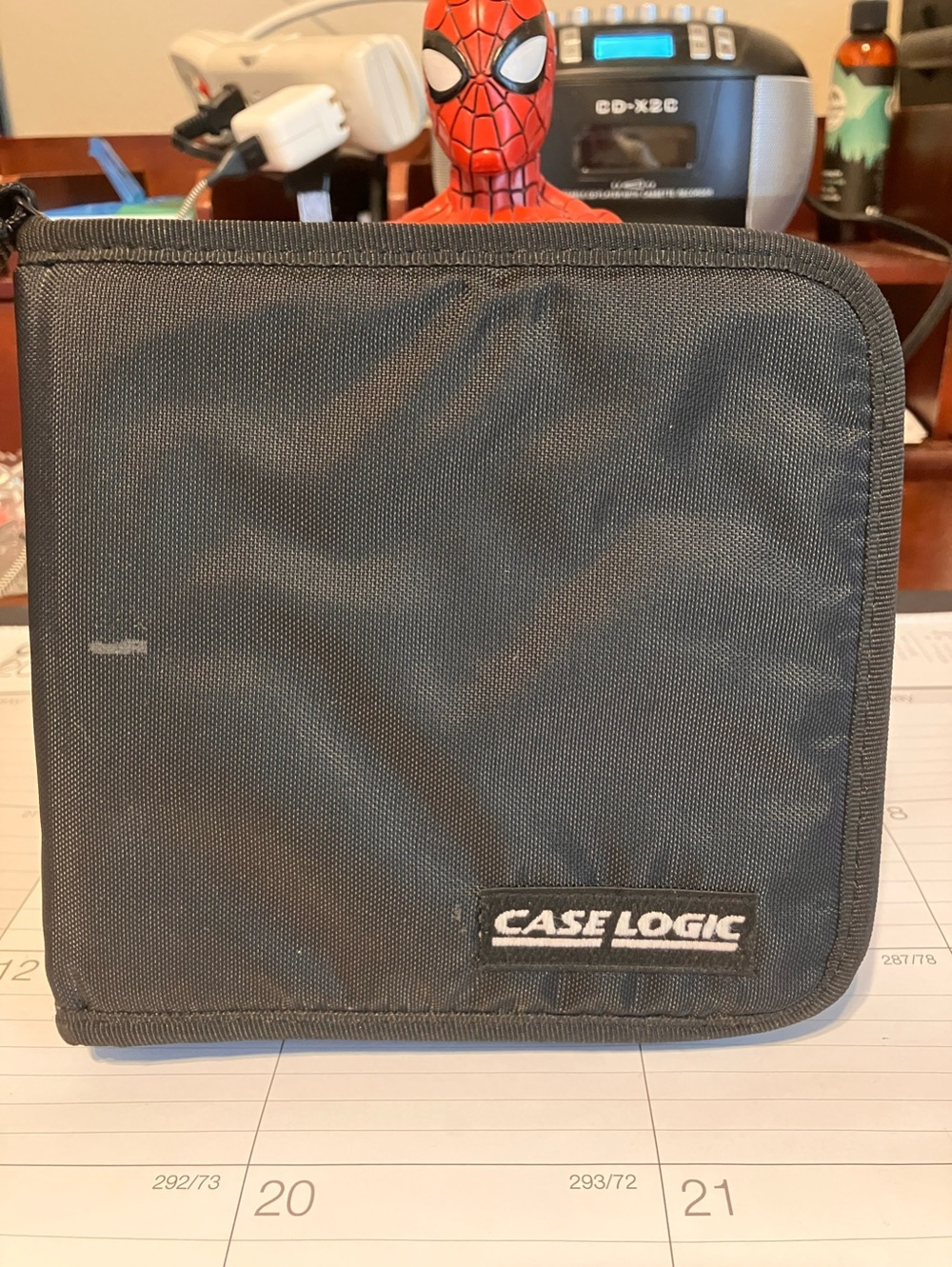 Black Case Logic 24 CD Compact Travel CD/DVD Wallet